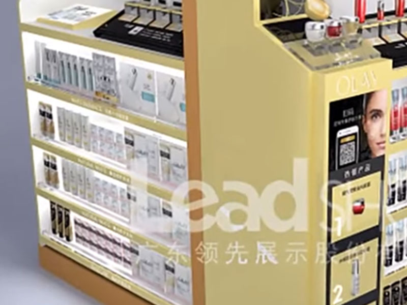 Wooden Cosmetic Display Cabinet